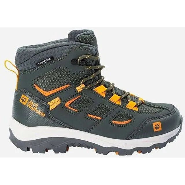 Jack Wolfskin Wandelschoen Vojo Texapore Mid K Slate green Maat 35